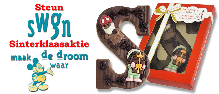 Chocoladeletters Sinterklaasaktie SWGN