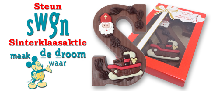 Chocoladeletters Sinterklaasaktie SWGN Chocoladeletters Sinterklaasaktie SWGN