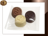 Chocolade Apenstaartjes  Per 3 stuks