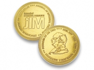 Chocolade logo muntjes 75 mm