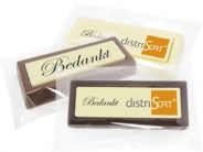 Choco blokken per stuk  Bedankt