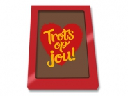 Chocolade Kaart  Trots op Jou