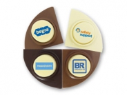 Chocolade Puntjes <br/>met uw bedrukking