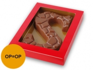 Chocoladeletter S 135 gram <br/>SNELLE LEVERING