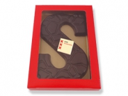 Chocoladeletter 175 gram  Schildpad met logo