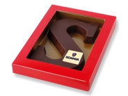 Chocoladeletter 175 gram<br/>met logo