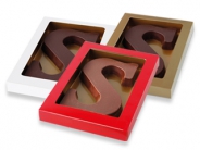 Chocoladeletter 175 gram Streepjesmotief