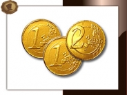 Chocolade muntjes 38 mm