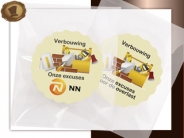 Logo Choco's per stuk Excuses verbouwing