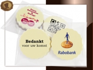 Logo Choco's  per 2 stuks verpakt