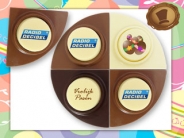 Vrolijk Pasen  met Choco Eitjes