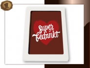 Chocolade Kaart  Super Bedankt