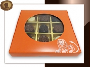 9 vaks geschenkdoosje <br/>met venster