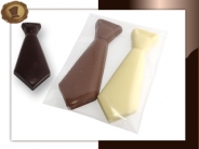 Chocolade Stropdassen  Per 2 stuks