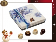 Vierkant IJskristallen  12 Pralines / 175 gram