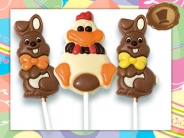 Chocolade Paaslollies  Crazy Chicken