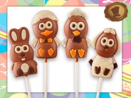 Chocolade Paaslollies  Schaap / Haas / Kuiken