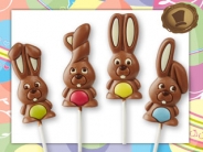 Chocolade Paaslollies  Funny Bunnies