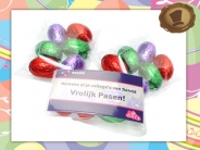 Strooizakje met  6 Paaseitjes