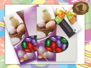Luxe vensterdoos  Chocolade Paaseitjes
