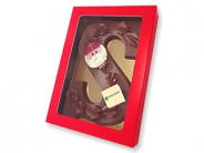 Luxe chocoladeletter  met logo