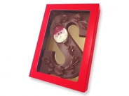 Luxe Gedecoreerde  chocoladeletter