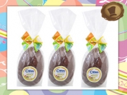 Chocolade Paasei  100 gram - 12 cm