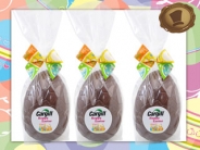 Chocolade Paasei  160 gram - 14,5 cm