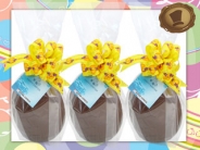 Chocolade Paasei  250 gram - 17 cm
