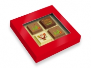 Standaard Kerst Pralines <br/>4 stuks