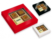 Premium Sint Pralines  4 stuks met logo