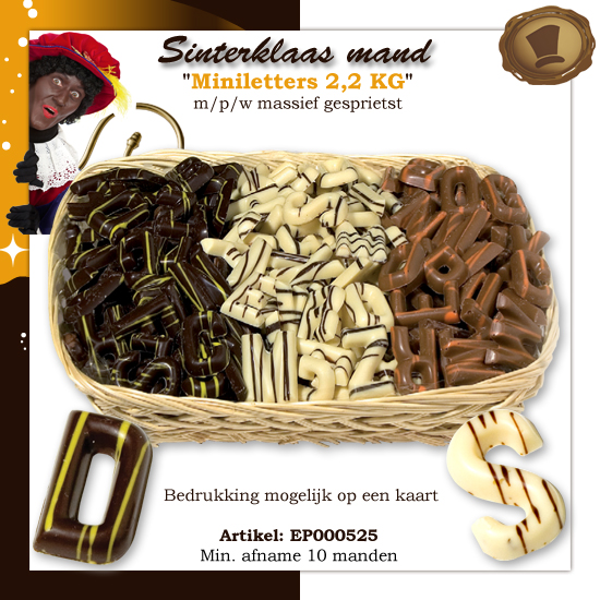 Betere Assorti 2,2 KG Chocolade Mini-letters - Choco Paradijs JK-49